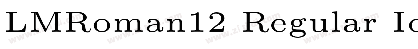 LMRoman12 Regular Id字体转换